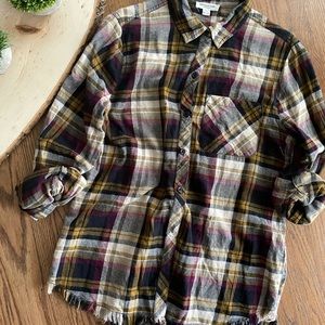 Plaid flannel beachlunchlounge